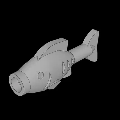 Mô hình Lego Tương thích (64648.dat) Cá Thẳng