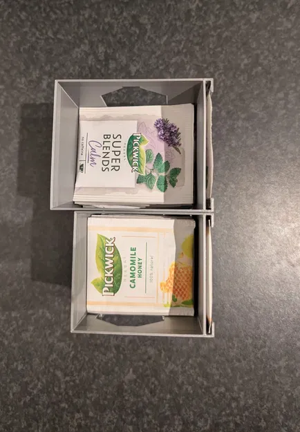 Hộp Đựng Túi Trà - Xếp Chồng Khóa Lồng - Cho Túi Nhỏ - Image 4