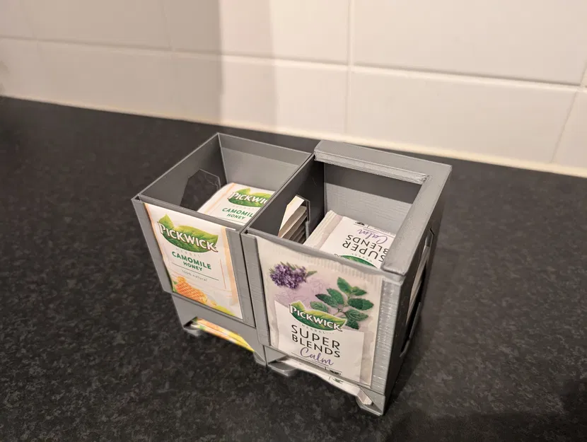 Hộp Đựng Túi Trà - Xếp Chồng Khóa Lồng - Cho Túi Nhỏ - Image 5