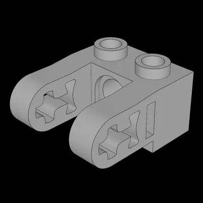 Gạch Technic Lego Tương Thích 1 x 2 với Hai Cần Nâng (85943.dat)