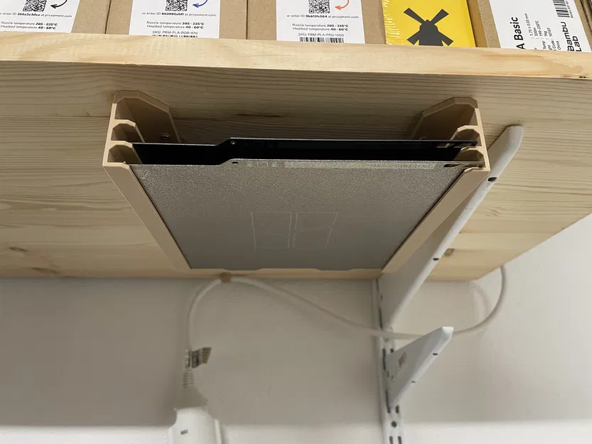 Giá Đỡ Tấm Build Plate Bambulab A1 Mini Treo Dưới Bàn - Image 1