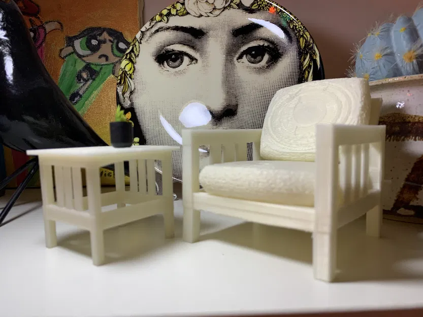 Ghế Mission/Thợ thủ công, Tỷ lệ 1:12 - Image 4