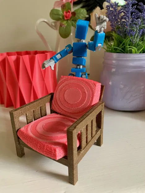 Ghế Mission/Thợ thủ công, Tỷ lệ 1:12 - Image 5