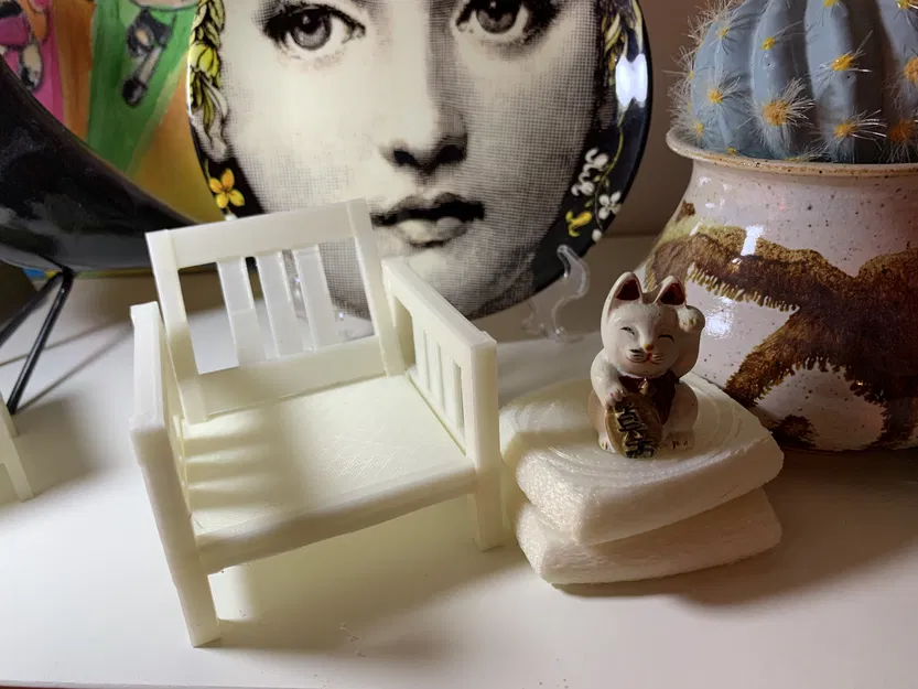 Ghế Mission/Thợ thủ công, Tỷ lệ 1:12 - Image 6