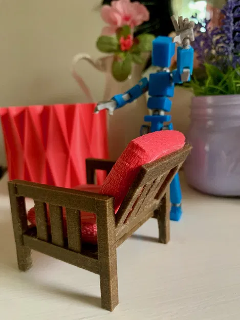 Ghế Mission/Thợ thủ công, Tỷ lệ 1:12 - Image 7