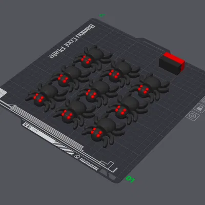 Nhện Khớp Nối Rung Lắc In 3D