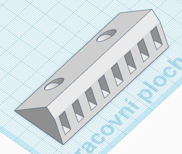 Giá đỡ USB (gắn tường) - theo tham số, giá đỡ cho mọi lỗ vuông - Image 2