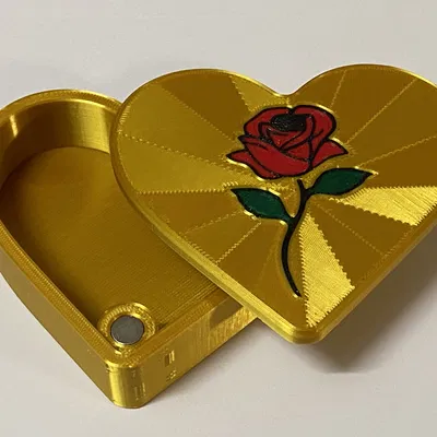 Hộp Trái Tim Hoa Hồng