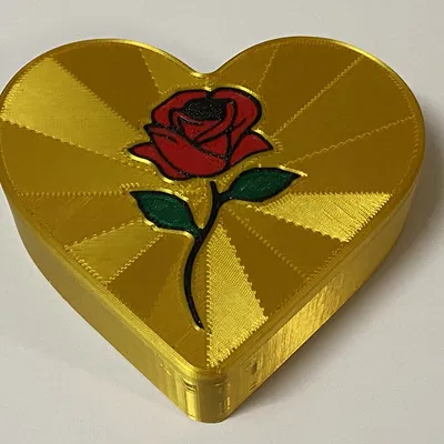 Hộp Trái Tim Hoa Hồng