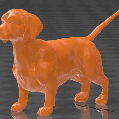 Mô hình chó Dachshund - Perro Salchicha - Gordo Bachicha