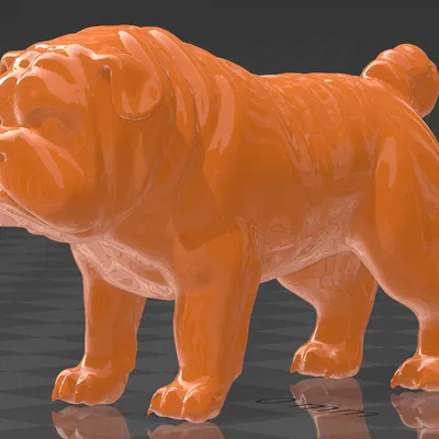 Chó Sharpei - Mô Hình 3D STL