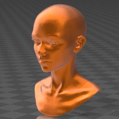 Tượng bán thân - Đầu phụ nữ