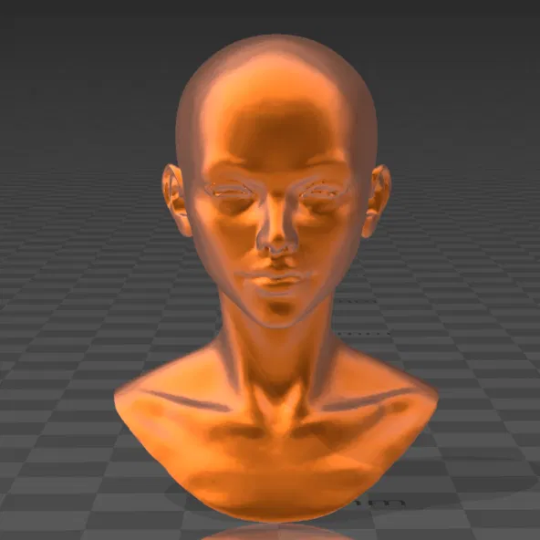 Tượng bán thân - Đầu phụ nữ - Image 2