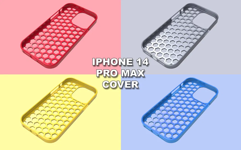 Ốp Lưng Iphone 14 Pro Max Thiết Kế Lục Giác - Image 2