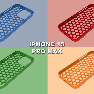 Ốp Lưng iPhone 15 PRO MAX Thiết Kế Lục Giác