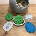 Khuôn Cắt Bánh "Trứng Phục Sinh" (20 Mẫu Con Dấu) - Thumbnail 1