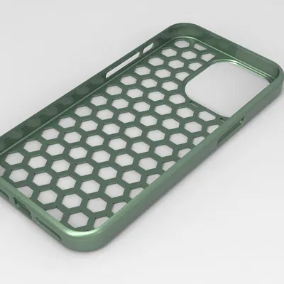 Ốp Lưng iPhone 15 PRO MAX Thiết Kế Lục Giác