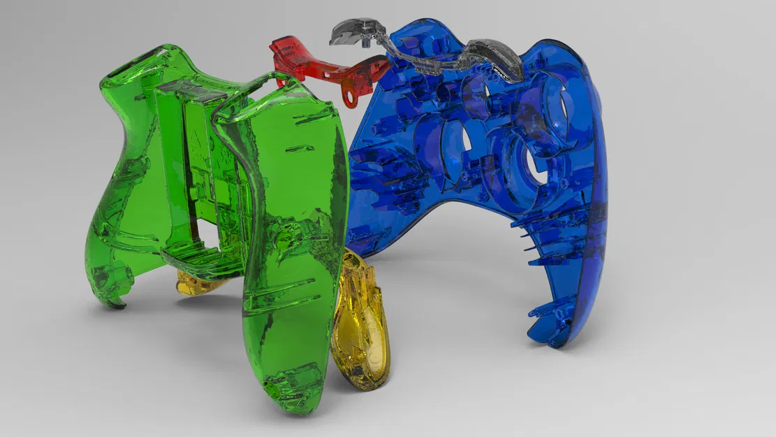 Bản scan 3D tay cầm không dây Xbox 360 - Image 1