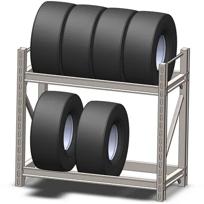 Giá Đỡ Lốp Tỉ Lệ 1:10