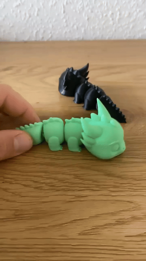 Rồng Con Hoạt Hình (Linh Hoạt / Khớp Nối) - Image 1