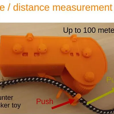 Dụng cụ đo dây / khoảng cách, bộ đếm, đồ chơi clicker - không cần support