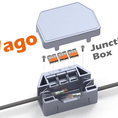 Hộp nối Wago 3x3 nối tiếp