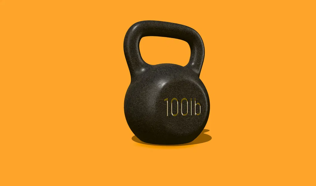Móc Khóa Tạ Ấm "100lb" - Image 1