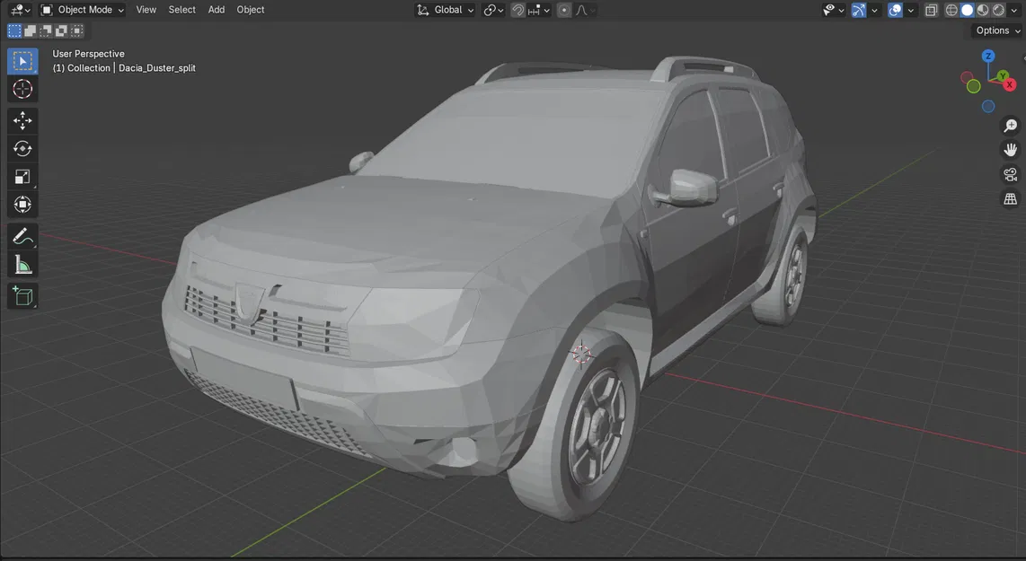 Mô hình 3D Xe Dacia Duster 2011 - Image 1