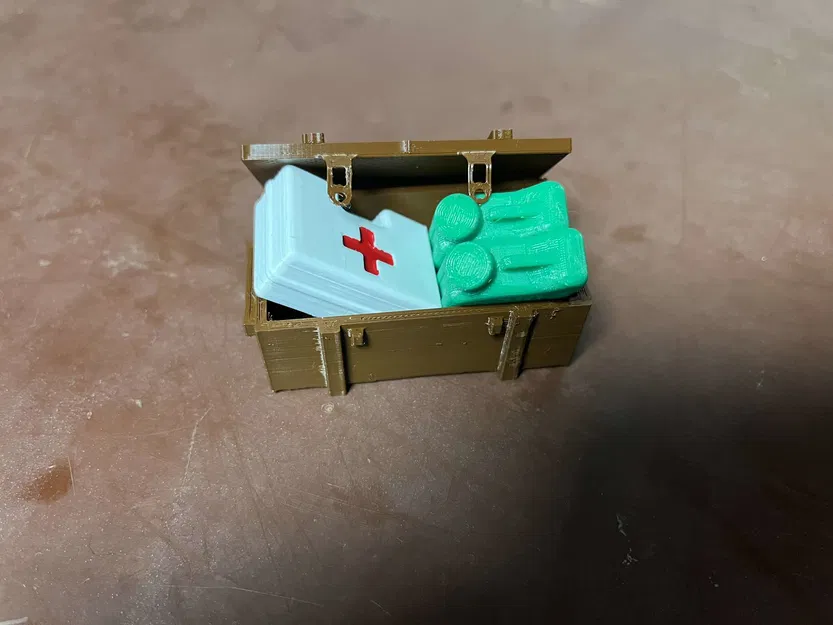 Thùng Quân Đội Tỉ Lệ 1:10 & 1:12 Cho Xe RC, Mô Hình Tí Hon, Diorama - Image 2