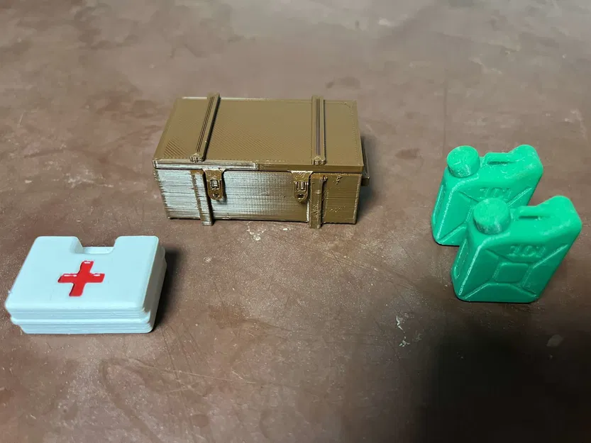 Thùng Quân Đội Tỉ Lệ 1:10 & 1:12 Cho Xe RC, Mô Hình Tí Hon, Diorama - Image 5