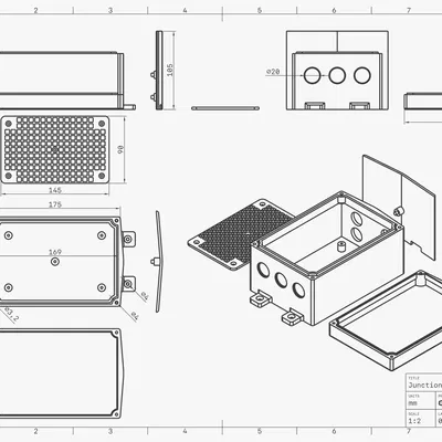 Hộp Đấu Nối Điện Ngoài Trời Chống Thấm