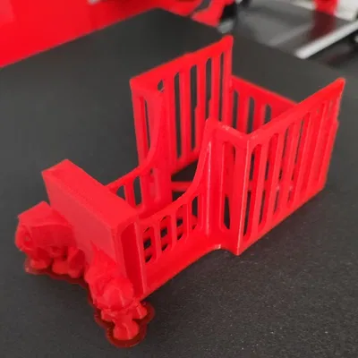 Ender 3 V3 KE - Nắp Che Motor Trục X và Giá Đỡ Dây Xích Cáp v2