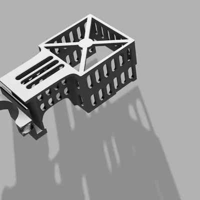 Nắp Che Motor Trục X Ender 3 V3 SE/KE Có Kẹp Cáp. [Mỏng & Chắc Hơn]