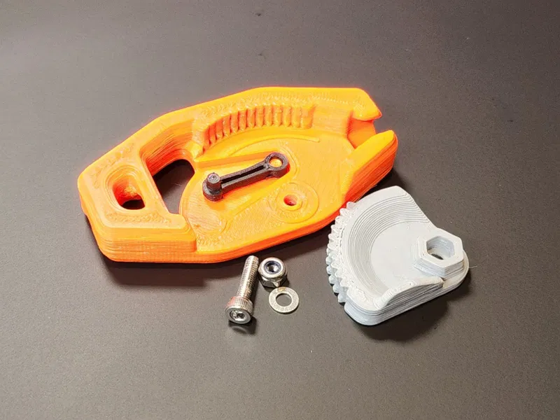 0178 [CẬP NHẬT] Tăng Đơ Dây Phơi Quần Áo Dù Tự Động (Có Lò Xo, Cho Dây 4mm) - Image 2