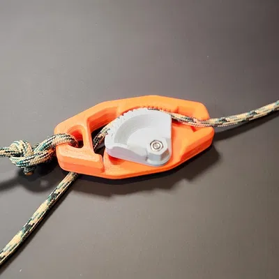 0178 [CẬP NHẬT] Tăng Đơ Dây Phơi Quần Áo Dù Tự Động (Có Lò Xo, Cho Dây 4mm)