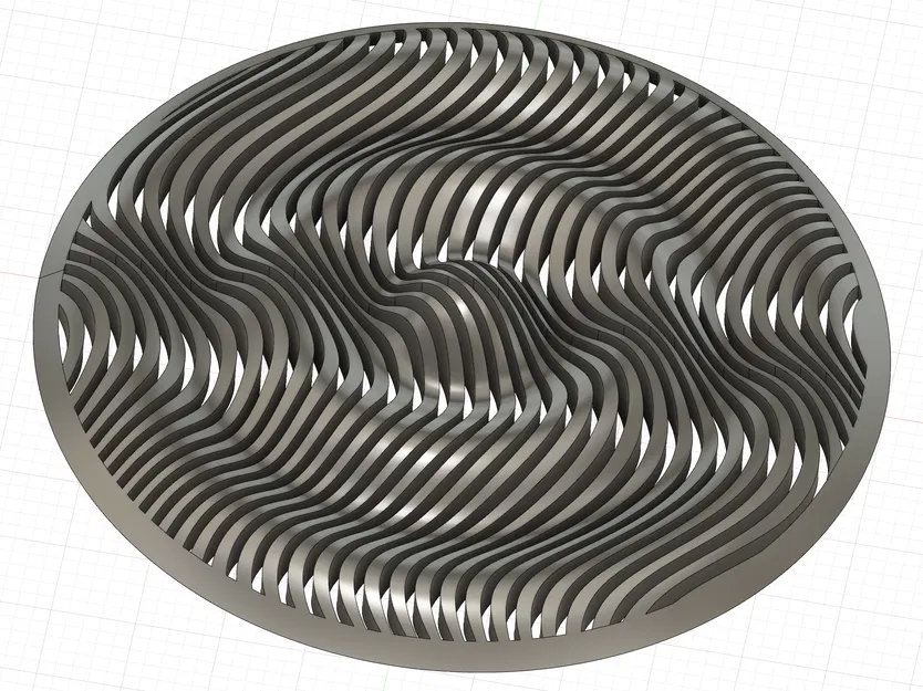 Con Quay Fidget Hình Tròn Lượn Sóng "Trippy" Bị Cắt Lớp - Image 2