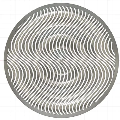 Con Quay Fidget Hình Tròn Lượn Sóng "Trippy" Bị Cắt Lớp