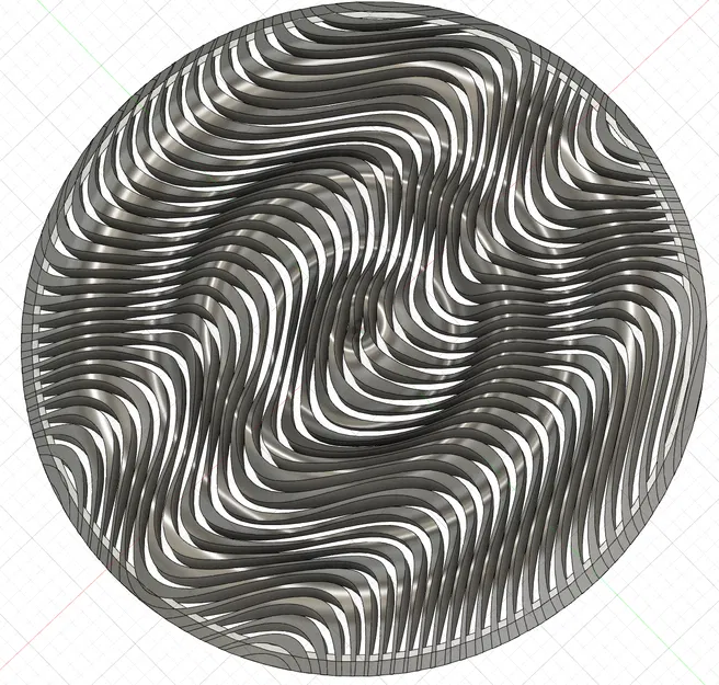 Con Quay Fidget Hình Tròn Lượn Sóng "Trippy" Bị Cắt Lớp - Image 4