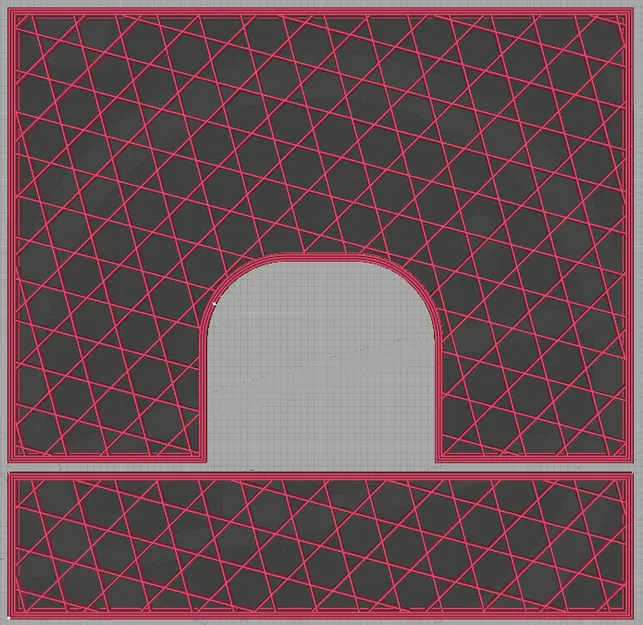 Miếng chèn lục giác và miếng chèn "infill" cho hộp đựng tăm Voronoi V2 - Image 5