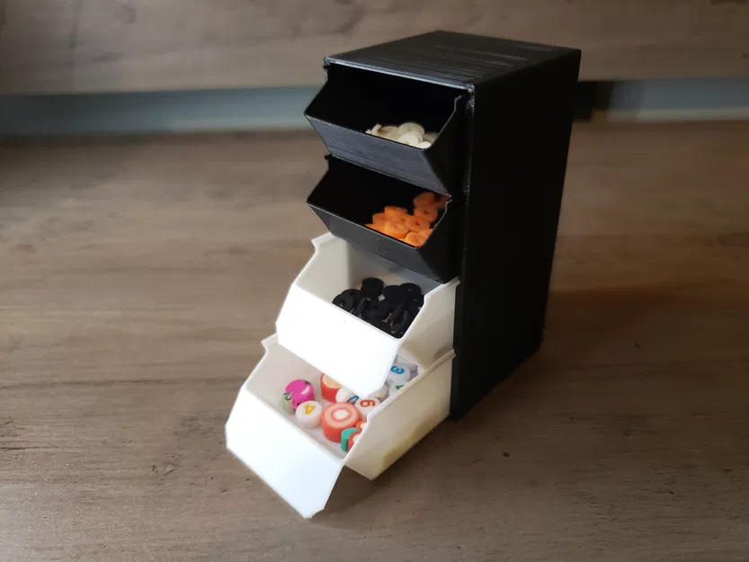 Hộp Nhựa Xếp Chồng Đựng Đồ Nhỏ Kèm Khay Đựng - Image 2