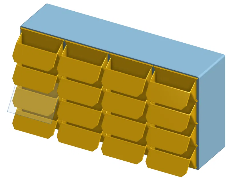 Hộp Nhựa Xếp Chồng Đựng Đồ Nhỏ Kèm Khay Đựng - Image 3