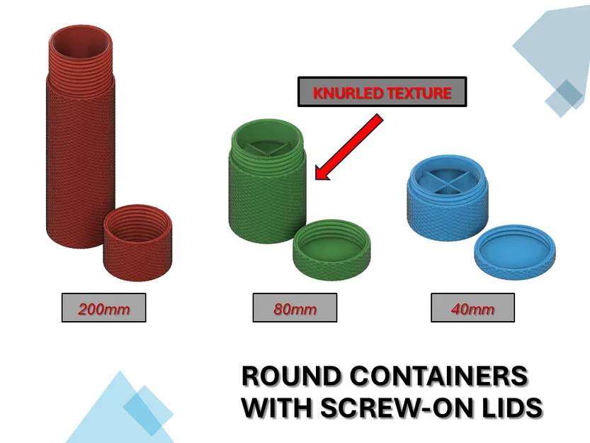 Hộp Tròn Có Nắp Vặn - Image 1