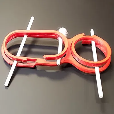 #0161 STRONG #8-R Móc Khóa Vòng Kép Racetrack [3 cỡ] - Đáp ứng Nhu cầu Sử dụng Hàng Ngày!