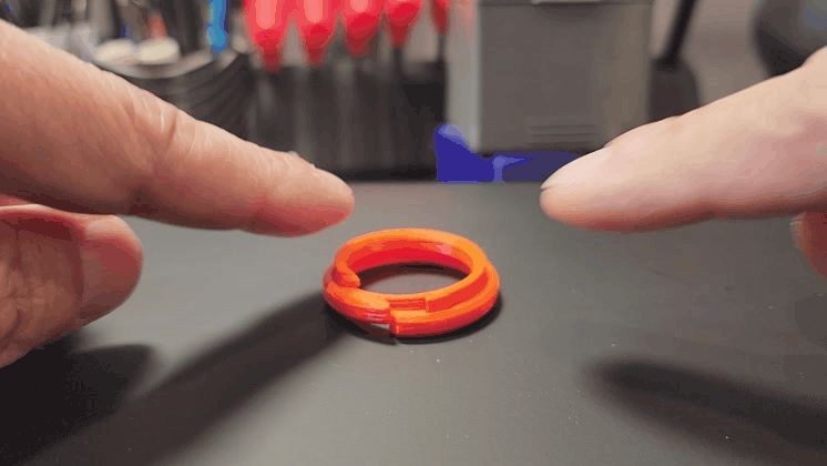 #0161 STRONG #8-R Móc Khóa Vòng Kép Racetrack [3 cỡ] - Đáp ứng Nhu cầu Sử dụng Hàng Ngày! - Thumbnail 6