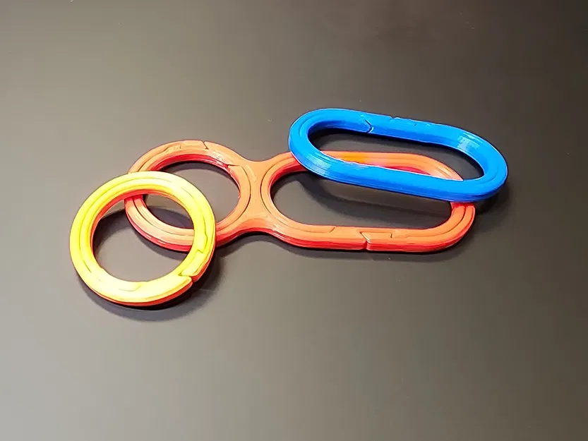 #0161 STRONG #8-R Móc Khóa Vòng Kép Racetrack [3 cỡ] - Đáp ứng Nhu cầu Sử dụng Hàng Ngày! - Image 9