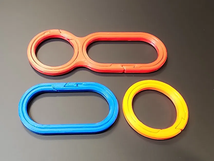 #0161 STRONG #8-R Móc Khóa Vòng Kép Racetrack [3 cỡ] - Đáp ứng Nhu cầu Sử dụng Hàng Ngày! - Image 11