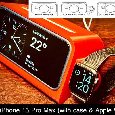 Đế Sạc iPhone 15 Pro Max & Tùy Chọn Apple Watch