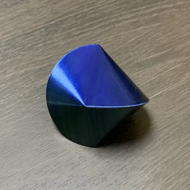 Mô hình Sphericon 3D - Chia đôi dễ in - Image 1