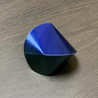 Mô hình Sphericon 3D - Chia đôi dễ in