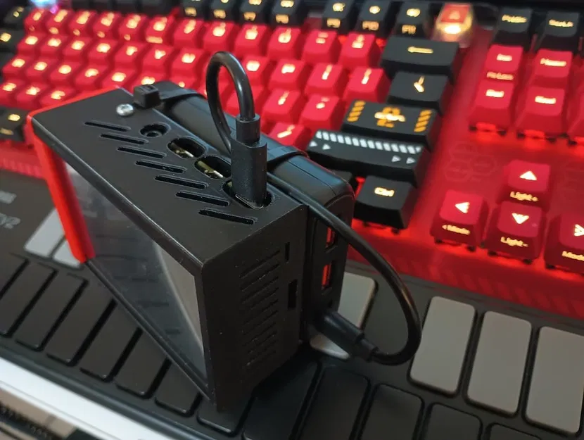 Vỏ case Raspberry Pi 4 kèm màn hình cảm ứng 3.5 inch - Image 3